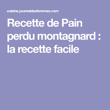 Epingle Sur Pain Perdu