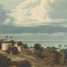 View from Malabar Hill (Aquatint) – Red ...