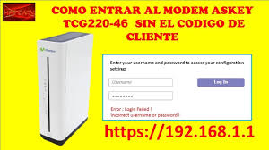 Ideal for the fastest internet and voice plans from xfinity ® internet and voice services. Como Entrar Al Modem Askey Tcg220 46 Si No Tienes Tu Pasword Youtube