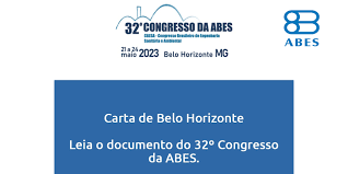 32° Congresso da ABES: Carta de Belo Horizonte - ABES