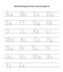 See my disclosure to learn more. A Z Uppercase Lowercase Letter Tracing Worksheets Playing Learning