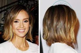 Jessica Alba 2015 Bob Short Hair Coiffure Coupe Coiffure Cheveux Courts