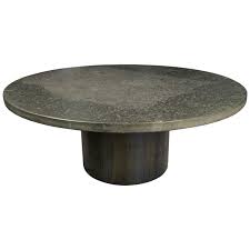 The tabletop is protected in a uv coating for a high shine finish and moisture resistance. 1970s Grey Slate Stone Coffee Table By Draenert Studios Stone Coffee Table Slate Coffee Table Slate Coffee