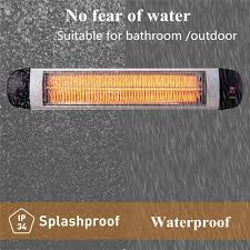 We offer a number of commercial patio heating options depending upon your tastes and budget, including natural gas heaters, electric heaters, propane heaters and more. Carbon Infrared Space Heater For Indoor Outdoor 2500w Electric Patio Heater Ip34 Waterproof Wall Mounted Heater With Remote Control For Commercial Home Amazon Ae