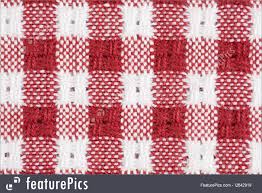 Throughout the 20th century red and white checkered tablecloths in restaurants sent clear messages to patrons: Texture Red And White Gingham Checkered Tablecloth Background Stock Picture I2642919 At Featurepics