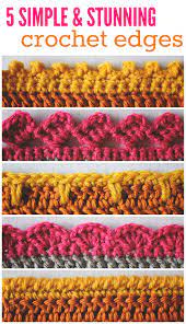 Finishing 5 Crochet Edges You Should Know Crochet Edging Patterns Crochet Edging Crochet Blanket Patterns
