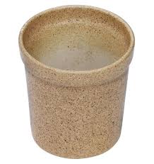 Earthy Effects Handmade 3 Ceramic Flower Pot Planter Jar With Real Sandy Texture Buy In Bu Ceramic Flower Pots Plant Pot Decoration Small Flower Pots