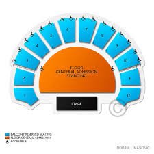 The Masonic San Francisco 2019 Seating Chart