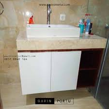 Biasanya wastafel ada di area ruang makan dan dapur. Kabinet Wastafel Kamar Mandi Kitchen Set Jakarta