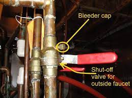 Shut Off Valve Labeled Faucet Water Faucet Diy Plumbing