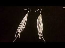 Sallantili Gumus Boncuk Kupe Yapimi Easy Earring Taki Tasarimi Youtube Kupe Boncuk Kolyeler Kupeler