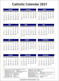 What if you need to print a calendar, but you don't have an internet connection? Liturgical Roman Catholic Calendar 2021