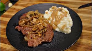 Rotate half the way through if you want nice crossed grill marks. Grass Fed Ribeye Steak With Cauliflower Mashed Potatoes Keto Recipe Beef Keto Diet Recipes Youtube