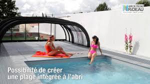 Abri de piscine mi haut. Abri De Piscine Elliptik Mi Haut Gustave Rideau Youtube