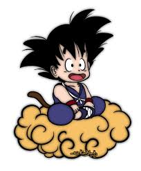 The most prominent protagonist of the dragon ball series is goku, who along with bulma form the dragon team to search for the dragon balls at the beginning of the series. Goku On The Flying Nimbus By Kwnblack On Deviantart