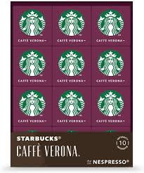 The love was so strong we finally made it official, calling it verona after the city that inspires so many. Starbucks Caffe Verona By Nespresso Dark Roast Coffee Capsules 12 Sleeves Yesbuy
