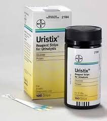 Uristix One Step Rapid Urine Glucose Protein Test Strips 1