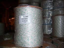 White rope turns brown after a while anyway. 3 8 X 600 Polydac Combo Rope Dock Line Anchor Line Climbing Rope Ebay