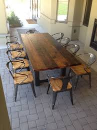 Thecoastalcraftsman Wood Patio Table Outdoor Dining Room Patio Dining Table