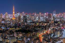 恵比寿ガーデンプレイスから撮影した東京タワー 東京タワー 夜景 東京 東京 風景