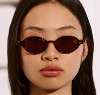 La Elvie Ovaladas Gafas de Sol para Mujer en Plata | Jimmy ...