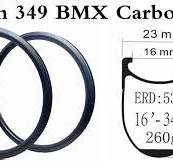 Custom 16 Inch Carbon Bike Rims Kids BMX 349 Carbon Rim, 16 ...
