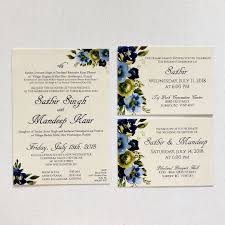 Complete Your Wedding Invitation Suite With A Beautiful Envelope Liner And Belly Band Wedding Invitations Indian Wedding Invitations Blue Wedding Invitations