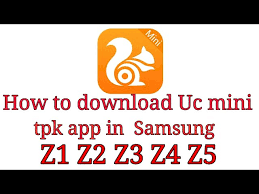 Opera mini browser is the most economical, it uses compression technology pages in this saves money on traffic and decreases the. How To Download Uc Mini Tpk App In Samsung Z1 Z2 Z3 Z4 Z5 Youtube