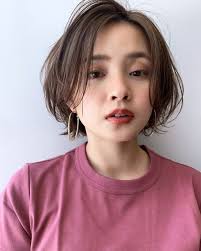 大人の ふんわり感 を叶えてくれるヘアスタイル アジア人 ショートヘア ショートヘア 女の子 ヘアスタイル ボブ