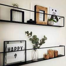 metalen wandplank groot room interior living room interior decorating shelves