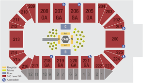 seating chart cagefight heartland events center