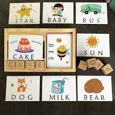 They build language skills, increase vocabulary and encourage conversation. Montessori Learning English Cards Alphabet Spelling Words Kids Games Spelling Word Building Block Early Educational Toys Aliexpress