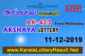 Live Kerala Lottery Result 11 12 2019 Akshaya Ak 423 Lottery Result Live Kerala Lottery Today Result 23 12 2020 Akshaya Ak 477 Ticket Result