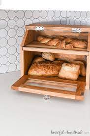 This counter pinnacle breadbox bequeath make angstrom fine addition to your kitchen or a hand made of the box. Diy Bread Box Houseful Of Handmade