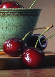 Cherries In A Bowl Close Up3 Jpg 500 697 Natureza Morta Frutas Ideias Para Pintura