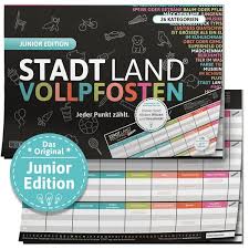 Maybe you would like to learn more about one of these? Denkriesen Stadt Land Vollpfosten Junior Edition Fur Kinder Un 12 90