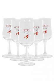 Gosch Weinglaser Mit Rotem Logo 6 Stuck Glaser Weinkeller Gosch Sylt Versand
