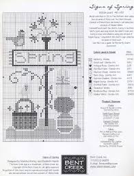 Bc Signs Of Spring 2 2 Bent Creek Cross Stitch Cross