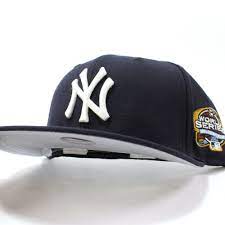 Newyorkyankees 2003 World Series 59fifty Fitted Neweracap In Navy Grayunderbrim Ecapcity Fitted Hats New Era Cap New Era 59fifty