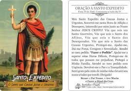 Por favor, pedi ao senhor, por intercessão da virgem santíssima, o perdão dos meus pecados e a graça de mudar a. Oracao De Santo Expedito Oracao De Santo Expedito Oracao Oracao De Sao Expedito
