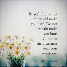 Be Soft Do Not Let The World Make You Hard Pin On My Hr