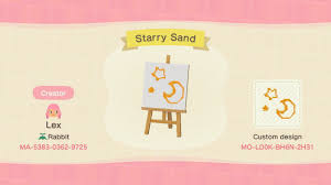 Moon Star Sand Art Qr Animal Crossing Animal Crossing Game New Animal Crossing
