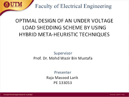 What does this mean and how does it affect you? Under Voltage Load Shedding