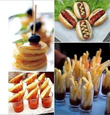 It should not be dripping with gravy or cheese as it makes it difficult for guests to the best finger foods for parties are those that are tasty, bite sized and elegant looking. Unique Finger Food Trend Food Snacks Food Trends