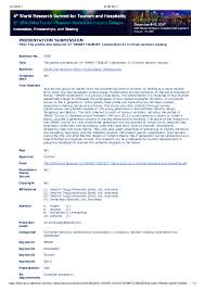 The tourist profile will assist the agent to set up a tour according to the requirements of the customer and in so doing ensure customer satisfaction. Tourist Behaviour Research Papers Academia Edu