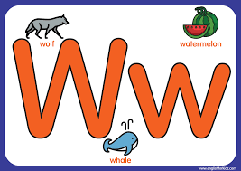 letter w worksheets flash cards coloring pages