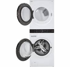 4.5 cu.ft, washer and 7.4 cu.ft. Wke100hwa Lg 27 Smart Electric Washtower With 4 5 Cu Ft Washer And 7 4 Cu Ft Dryer