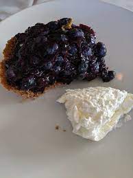 Cookie's legendary blueberry pie is here, . Fresh Blueberry Pie Picture Of Steve Cookie S By The Bay Margate City Tripadvisor