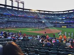 citi field section 110 row 19 seat 10 new york mets vs los