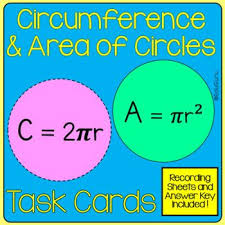 Circumference And Area Of Circles Can Be An Engaging And Fun Topic When Using These Task Cards Questions Have Been Desi Task Cards Math Homework Help Job Info